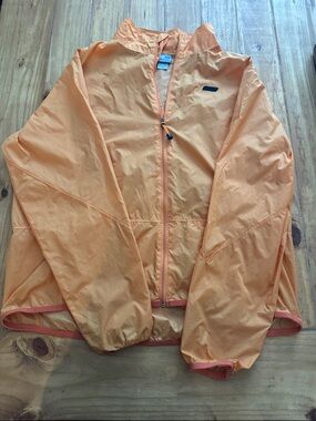 Champion Lightweight Orange Windbreaker Jacket